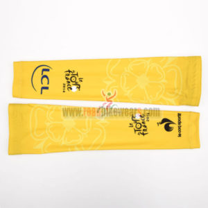 2014 Tour de France Cycle Arm Warmers Yellow