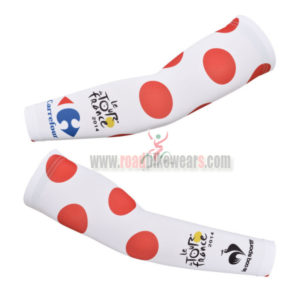 2014 Tour de France Cycling Arm Warmers Polka Dot