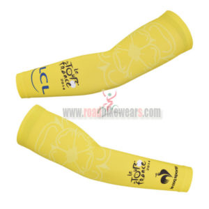 2014 Tour de France Cycling Arm Warmers Yellow