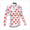 2014 Tour de France Cycling Long Sleeve Polka Dot Jersey