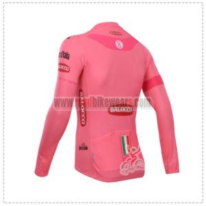 2014 Tour de Italia Riding Long Jersey Pink