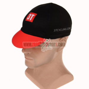 2015 Team 3T Castelli Cycling Cap Hat Black Red