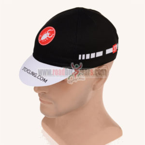 2015 Team 3T Castelli Cycling Cap Hat Black White