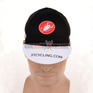 2015 Team 3T Castelli Riding Cap Hat Black White