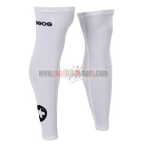 2015 Team ASSOS Cycling Leg Warmers Sleeves White