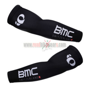2015 Team BMC Cycling Arm Warmers Sleeves Black