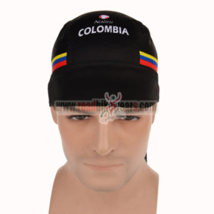 2015 Team COLOMBIA Bicycle Bandana Scarf Black