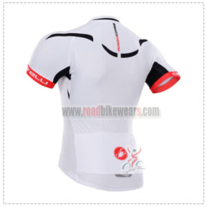 2015 Team Castelli Bicycle Jersey White