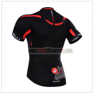 2015 Team Castelli Bike Jersey Black Red