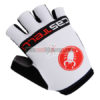 2015 Team Castelli Cycling Gloves Mitts Half Fingers White