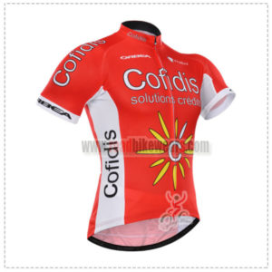 2015 Team Cofidis Cycling Jersey Red White
