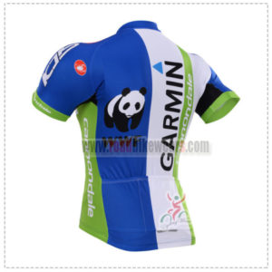 2015 Team GARMIN cannondale Bicycle Jersey Blue Green