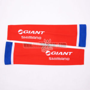 2015 Team GIANT SHIMANO Riding Arm Sleeves Red