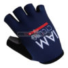 2015 Team IAM Cycling Gloves Mitts Half Fingers Blue