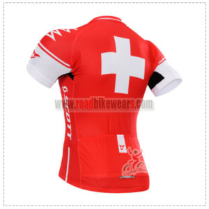 2015 Team IAM Riding Jersey Red ropa de ciclismo