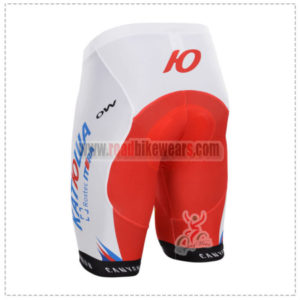 2015 Team KATUSHA Bike Shorts White Red