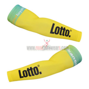 2015 Team LOTTO Cycling Arm Warmers Yellow