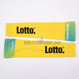 2015 Team LOTTO Riding Arm Sleeves Yellow