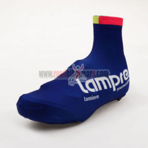 2015 Team Lampre Bicycle Shoes Cover Blue