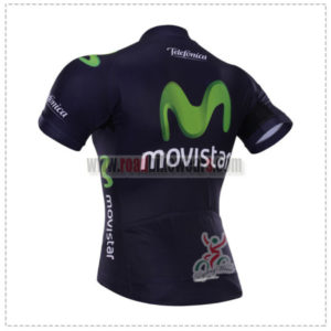 2015 Team Movistar Bicycle Jersey Blue