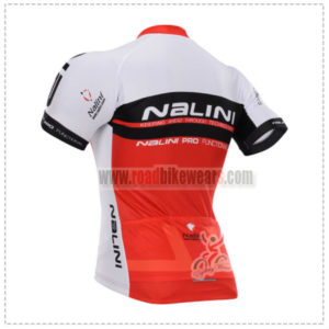 2015 Team NALINI Bicycle Jersey Red White