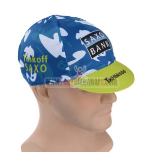 2015 Team SAXO BANK Cycling Cap Blue Green