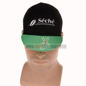 2015 Team SECHE Bicycle Cap Hat Black Green