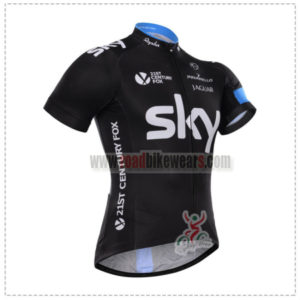 2015 Team SKY Cycling Jersey Black