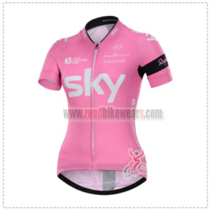 2015 Team SKY Women's Cycling Jersey Pink