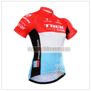 2015 Team TREK Cycling Jersey Red White Blue ropa de ciclismo
