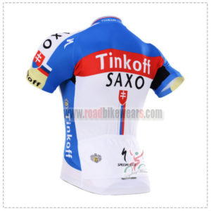 2015 Team Tinkoff SAXO BANK Bicycle Jersey Blue Red