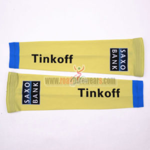 2015 Team Tinkoff SAXO BANK Riding Arm Sleeves Yellow