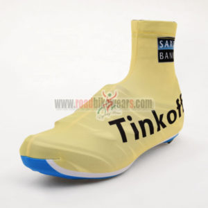 2015 Team Tinkoff SAXO BANK Riding Shoes Cover Yellow