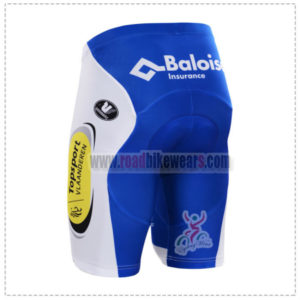 2015 Team Topsport Bicycle Shorts White Blue Yellow