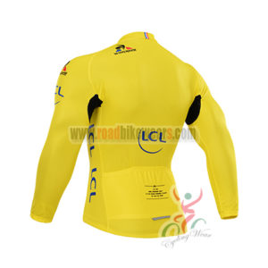 2015 Tour de France Biking Long Jersey Yellow