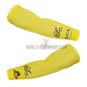 2015 Tour de France Cycling Arm Warmers Yellow