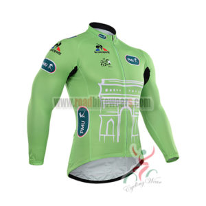 2015 Tour de France Cycling Long Jersey Green