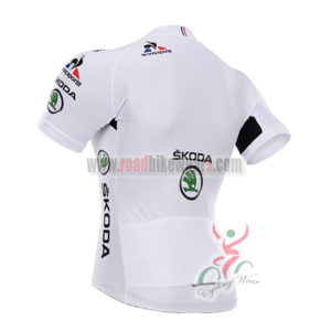 2015 Tour de France Riding Jersey Shirt Ropa Ciclismo White