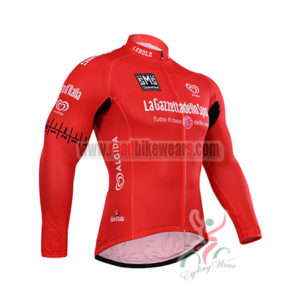 2015 Tour de Italia Cycling Long Jersey Red