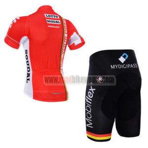 2016 Team LOTTO SOUDAL Riding Kit Red