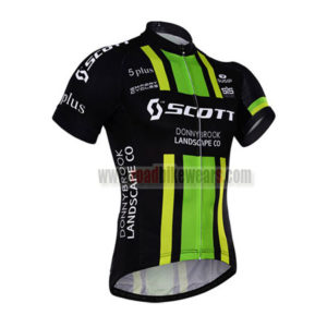 2016 Team SCOTT Biking Jersey Black Green