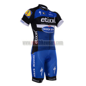 2016 Team etixxl QUICK STEP Cycling Kit Blue