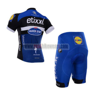 2016 Team etixxl QUICK STEP Riding Kit Blue