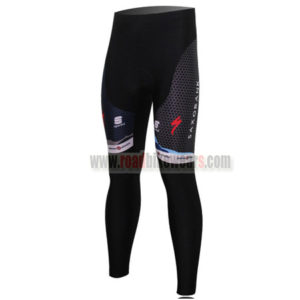 2010 Team SAXO BANK Cycle Long Pants Black White Blue