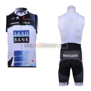 2010 Team SAXO BANK Pro Cycle Sleeveless Bib Kit