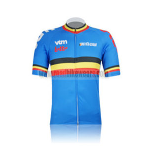 2012 Team BELGIUM LOTTO Cycling Jersey Blue