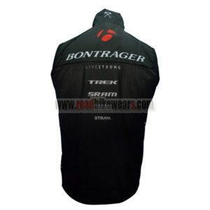 2012 Team BONTRAGER Riding Vest Sleeveless Waistcoat Rain-proof Windbreak Black