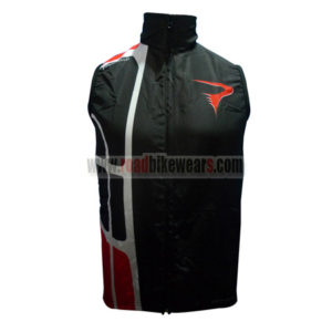 2012 Team PINARELLO Cycling Vest Sleeveless Waistcoat Rain-proof Windbreak Black Red
