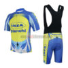 2013 Team Bianchi Riding Bib Kit Blue Yellow
