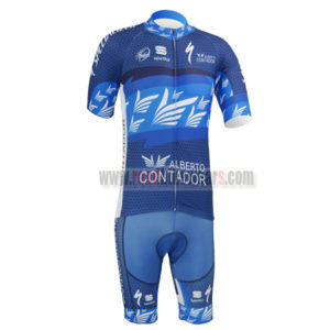 2013 Team CONTADOR Bicycle Kit Blue